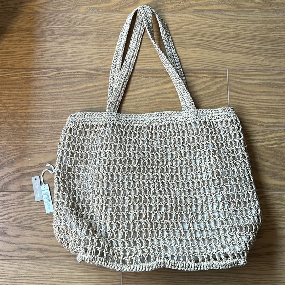 Madewell woven tote